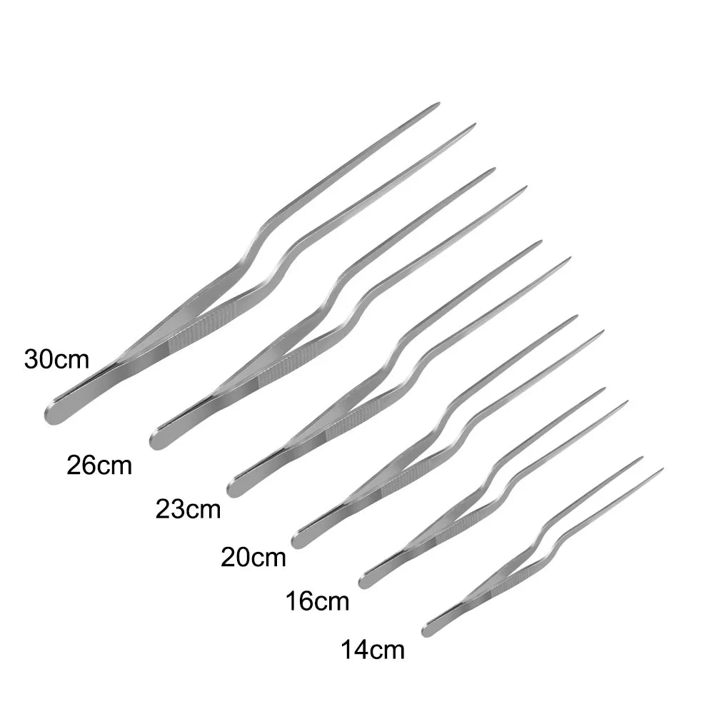 Stainless Steel Kitchen Tongs – BBQ & Cooking Food Clip