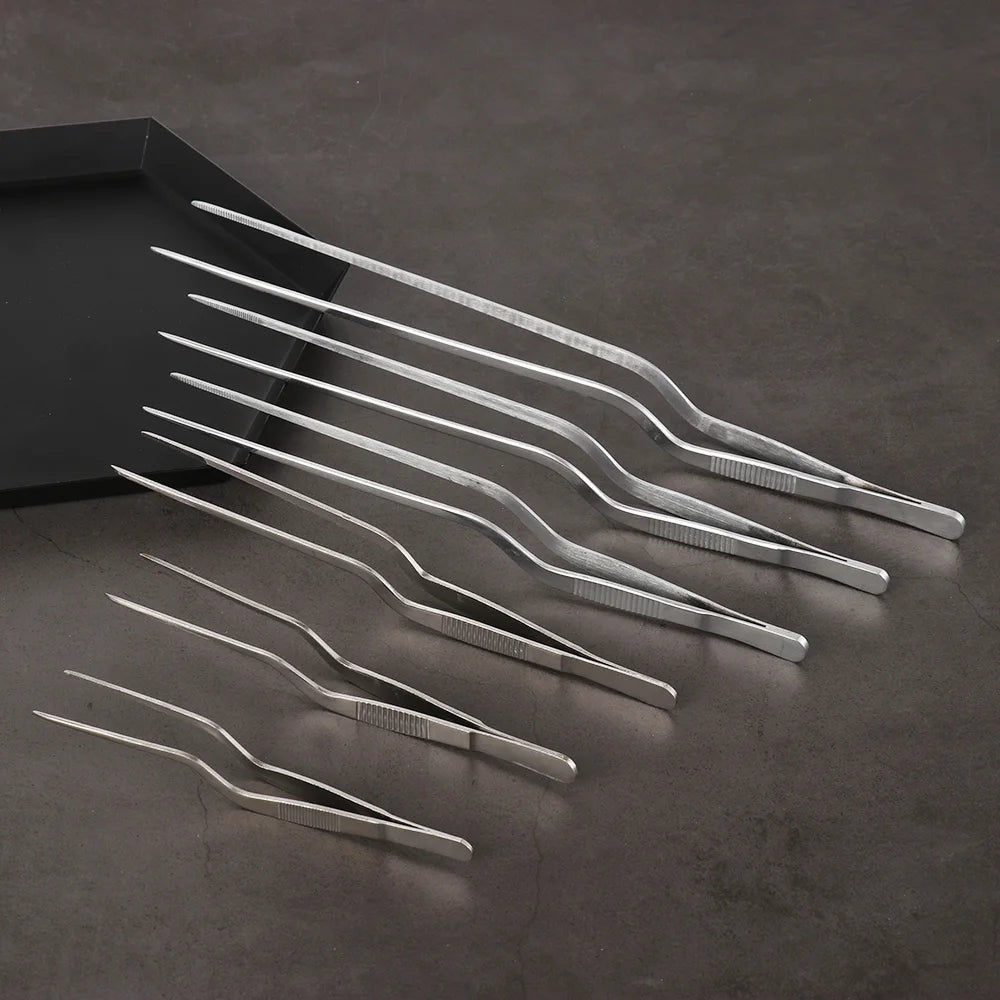 Stainless Steel Kitchen Tongs – BBQ & Cooking Food Clip