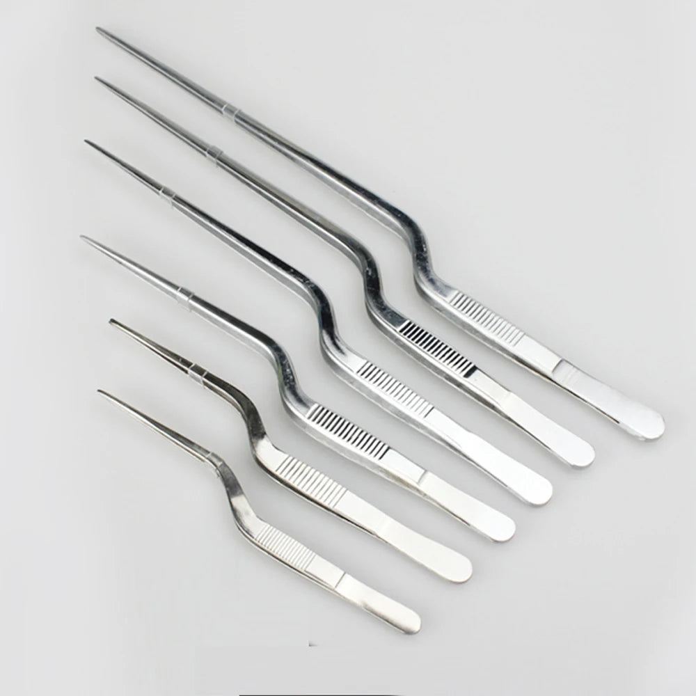 Stainless Steel Kitchen Tongs – BBQ & Cooking Food Clip