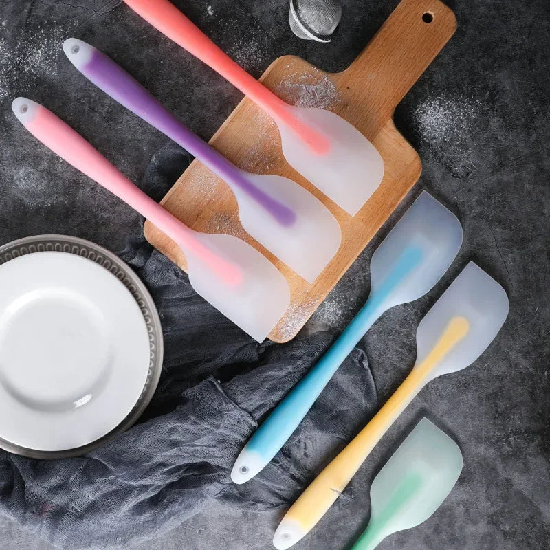 Kitchen Utensils Kitchens Heat Pastry Mini Resistant Baking Bar. Spatula Accessories Bakeware Translucent Cream Silicone Tools