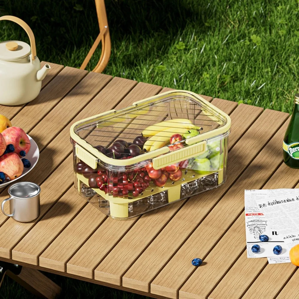 Portable Fresh-Keeping Box – Airtight Fruit Storage Container