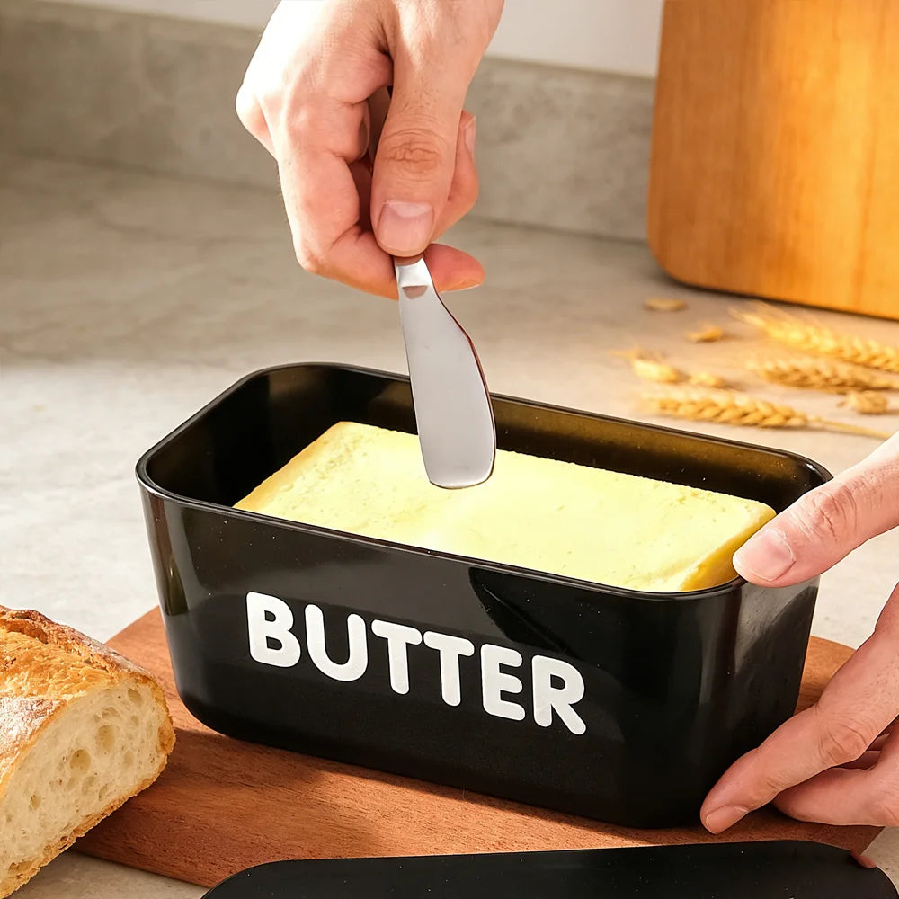 Kitchen Butter Cheese Fridge Storage Box with Tools Large Capacity Organizer for Home Use