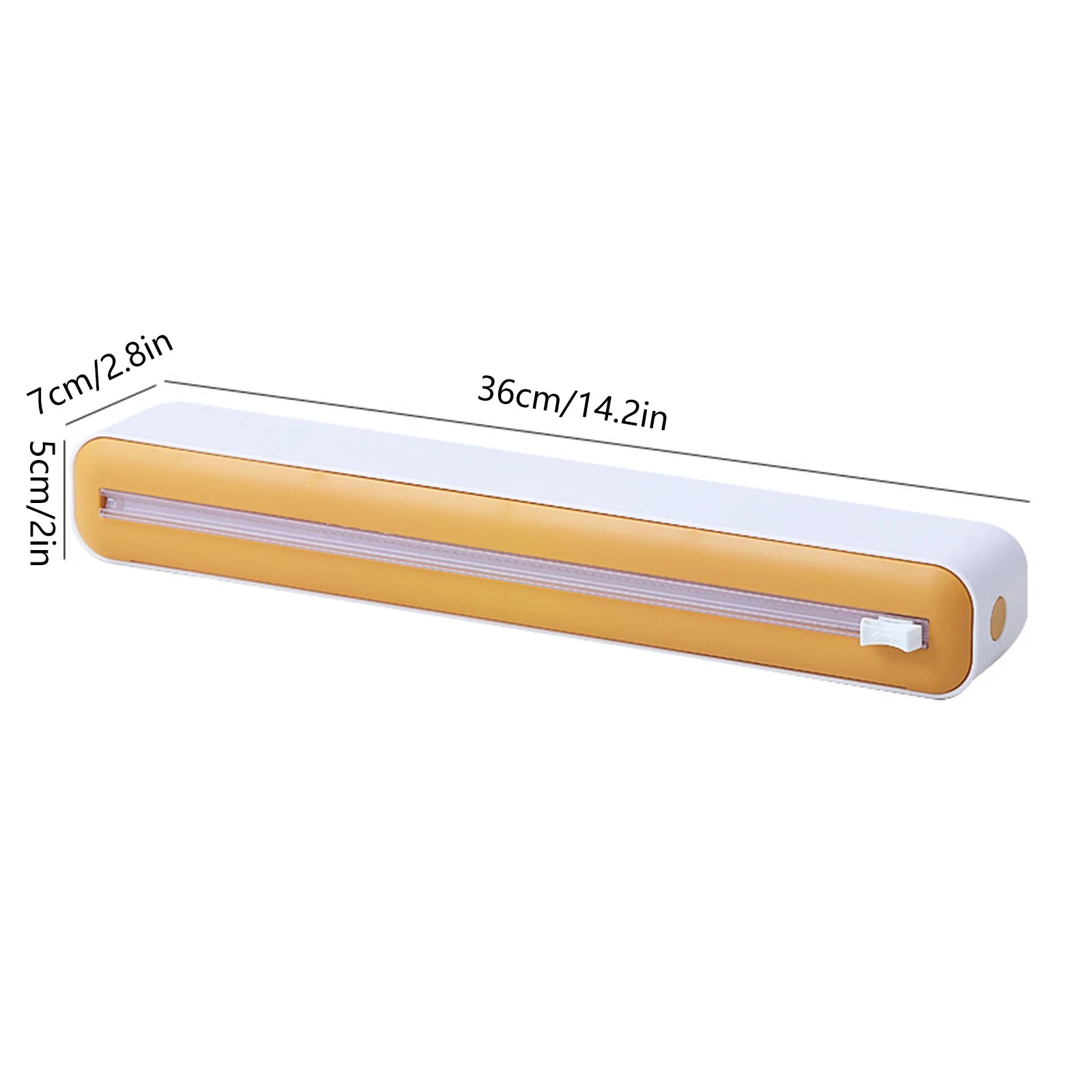 Plastic Wrap Dispenser – Cling Film Cutter with Slide Lock