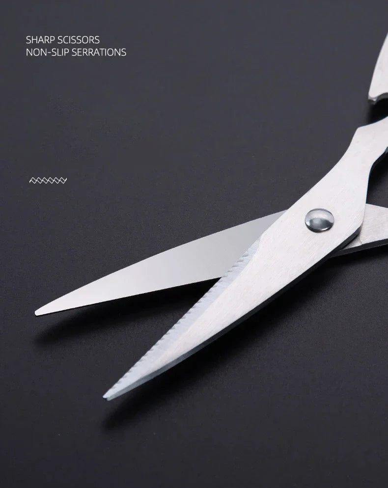 Stainless Steel Kitchen Scissors Household Bone Scissors Chicken Wings Fish Chopper Bottle Opener Walnut Clip Kitchen Tools