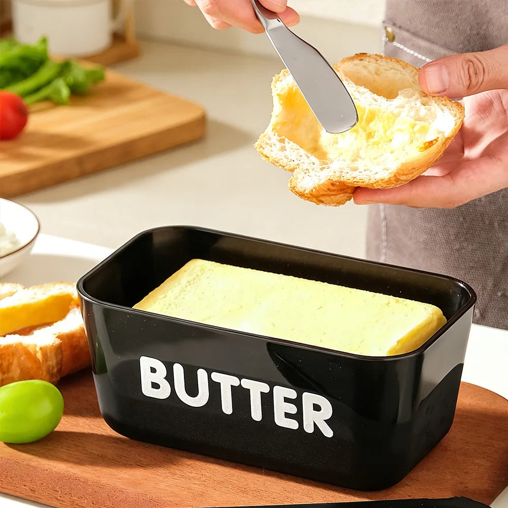 Kitchen Butter Cheese Fridge Storage Box with Tools Large Capacity Organizer for Home Use
