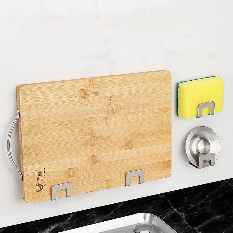 Stainless Steel Sink Sponge Holder – Self-Adhesive Wall Mount