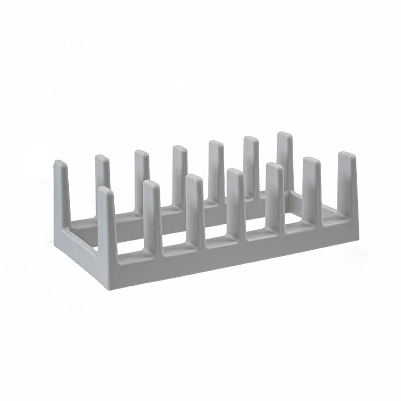 Kitchen pot lid organizer, dish rack, creative desk bookshelf, plate separator and pot lid rack
