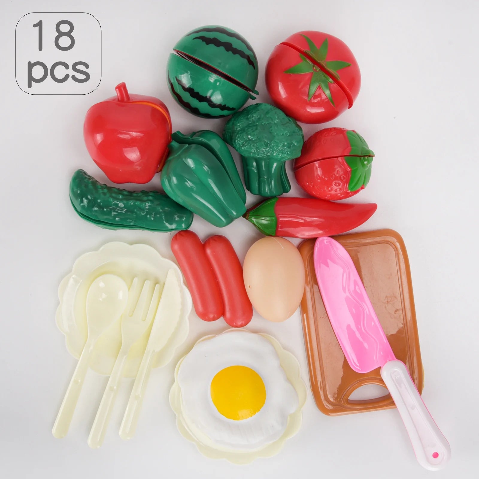 Kitchen Food Set, Fruit And Vegetable Cutting And Shredding   Children's Simulated Toys