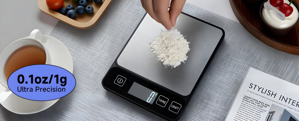 10kg Kitchen Scale LCD Digital Display Electronic Table Scale Baking Gram Weight Scales For Personal Healthy Diet Food Scale