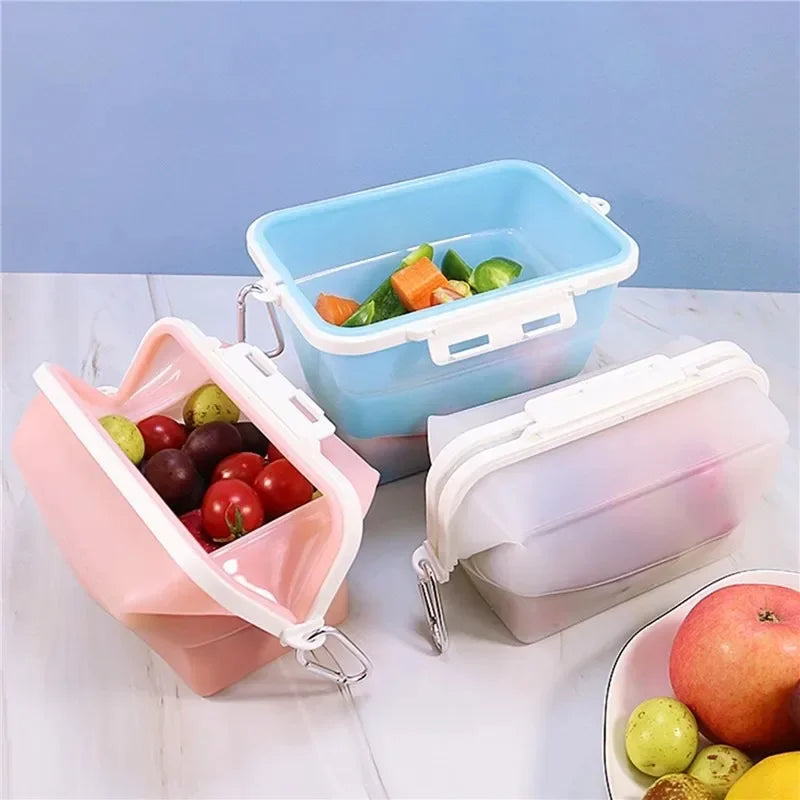 Reusable Silicone Food Storage Bags – Leakproof & BPA-Free