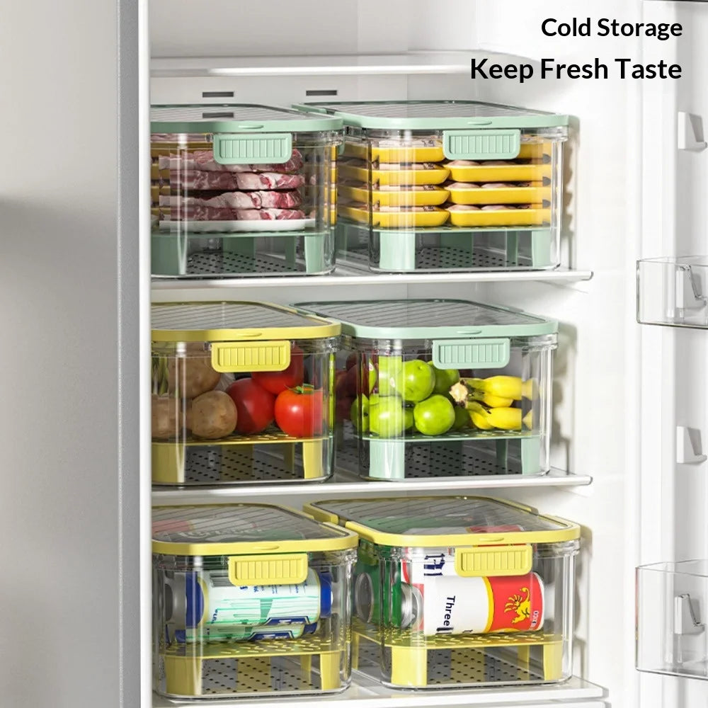 Portable Fresh-Keeping Box – Airtight Fruit Storage Container