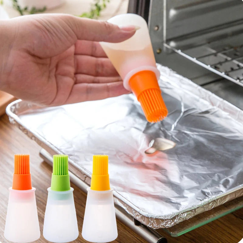Kitchen Accessories Tools Silicone Oil Brush Basting Brushes Cake Butter Bread Pastry Brush Cooking Utensil Kitchen Gadgets BQ.