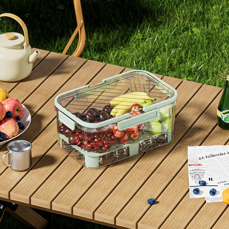 Portable Fresh-Keeping Box – Airtight Fruit Storage Container