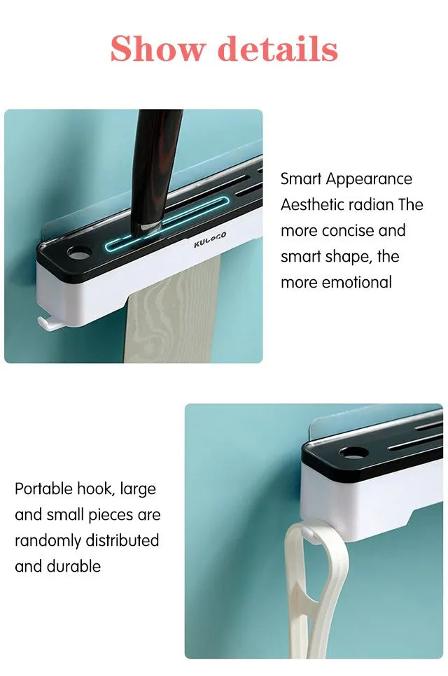 Wall-Mounted Knife Holder – 5-Slot Kitchen Cutlery Organizer
