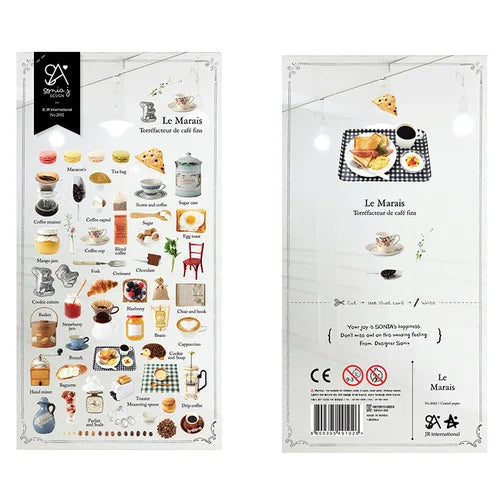 Food-Themed Scrapbook Stickers – Korean Craft Stickers