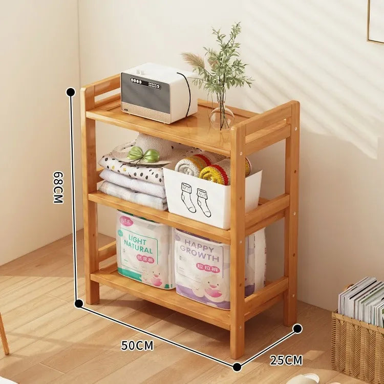 Kitchen Shelf, Floor Standing Multi-layer Product Collection, Household Pot Seasoning Shelf, Fruit And Vegetable Bowl And Dish