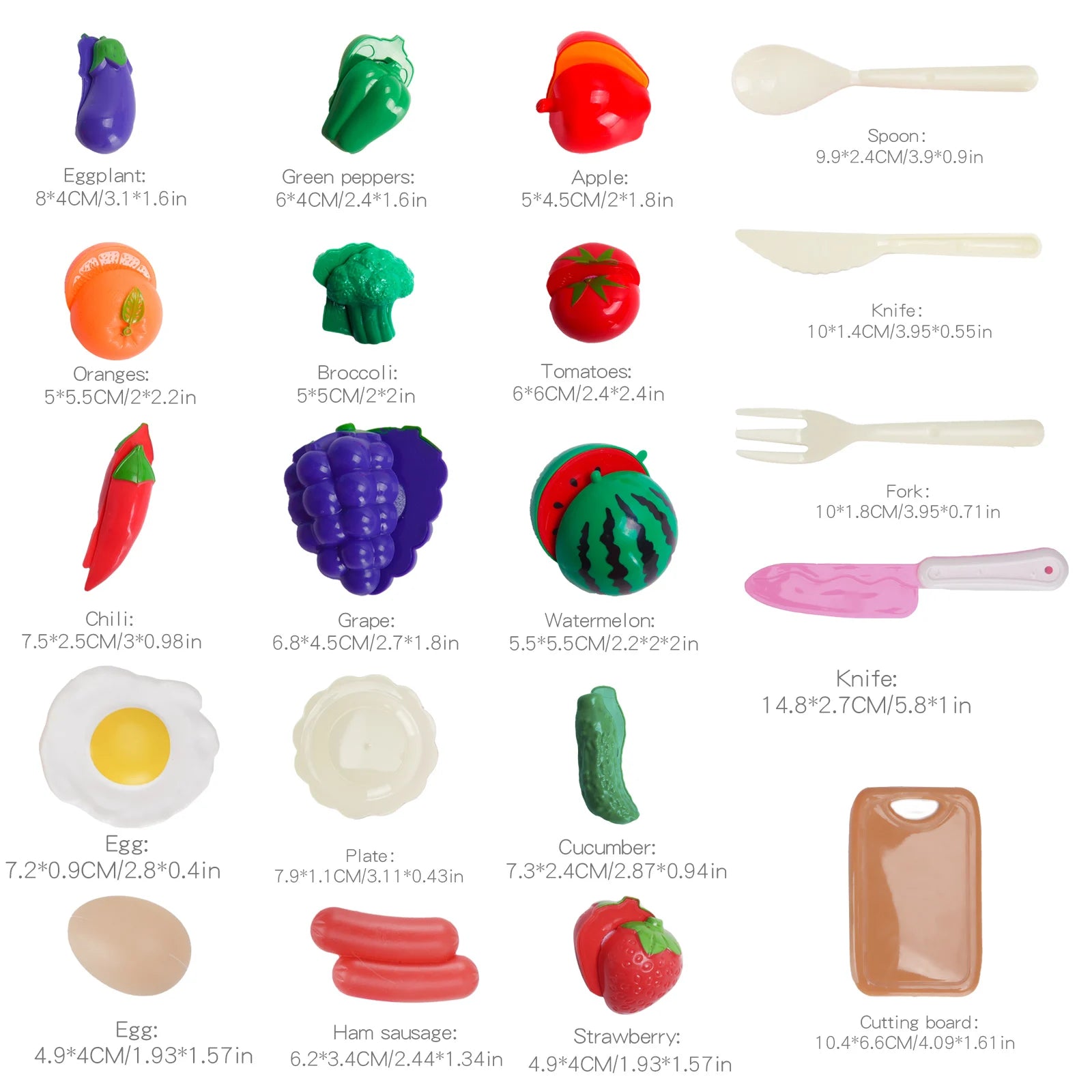 Kitchen Food Set, Fruit And Vegetable Cutting And Shredding   Children's Simulated Toys