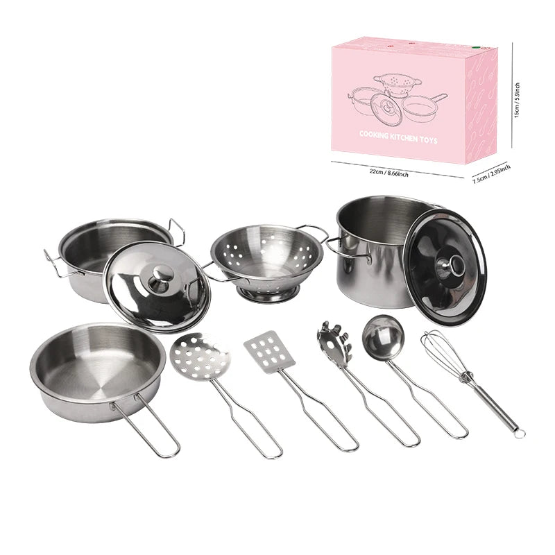 Kitchen Toys Groceries Play Kitchen Kids Set For Kids Jogo De Panela Mini Children's Cooking Kit with Food Cookware Gift