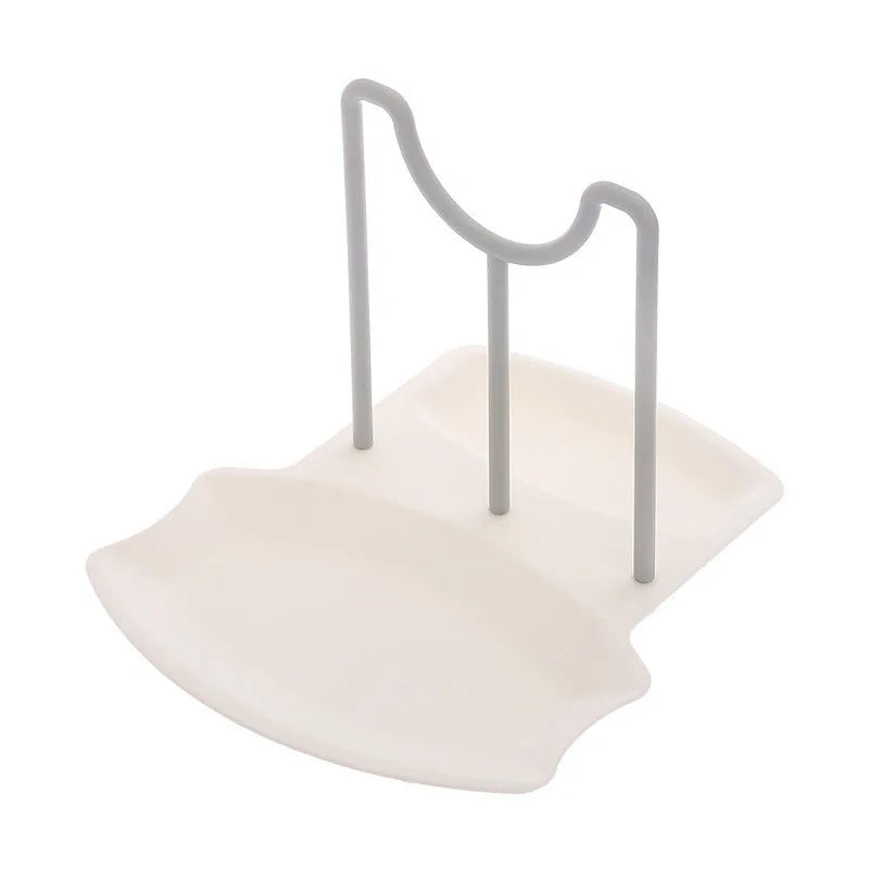 Kitchen Organizer Pot Lid Storage Rack Shelf Pan Drying Stand Countertop Punch-free Spoons Pad Storage Bracket Home Accessories