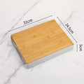 Kitchen Chopping Blocks with Storage Drain Storage Box, Detachable Fruit and Vegetable Cutting Board, Drawer Type Plate
