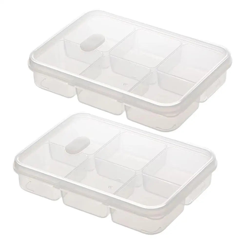 Fridge Food Storage Container – Multi-Compartment Box
