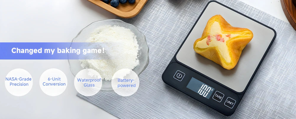 10kg Kitchen Scale LCD Digital Display Electronic Table Scale Baking Gram Weight Scales For Personal Healthy Diet Food Scale
