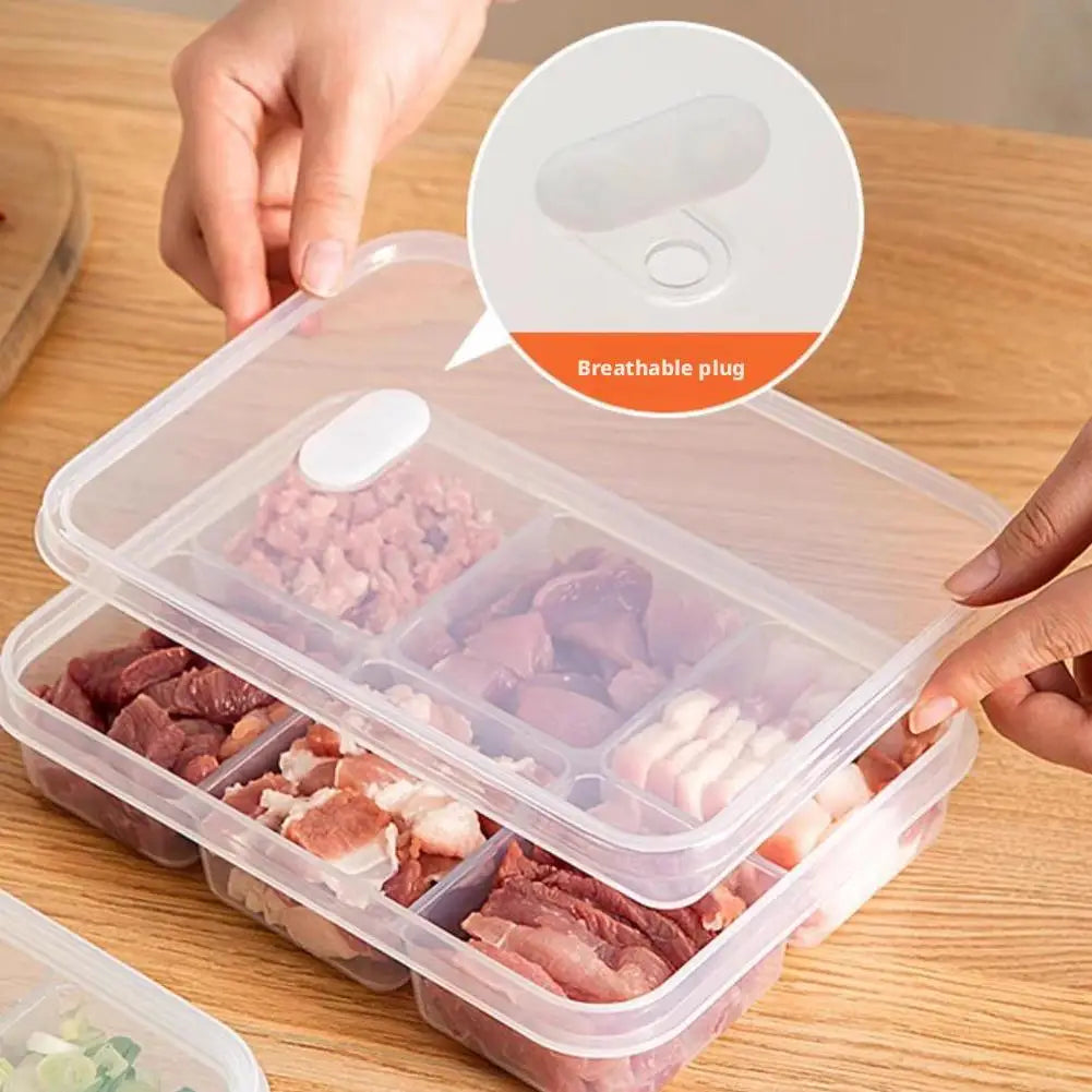 Fridge Food Storage Container – Multi-Compartment Box