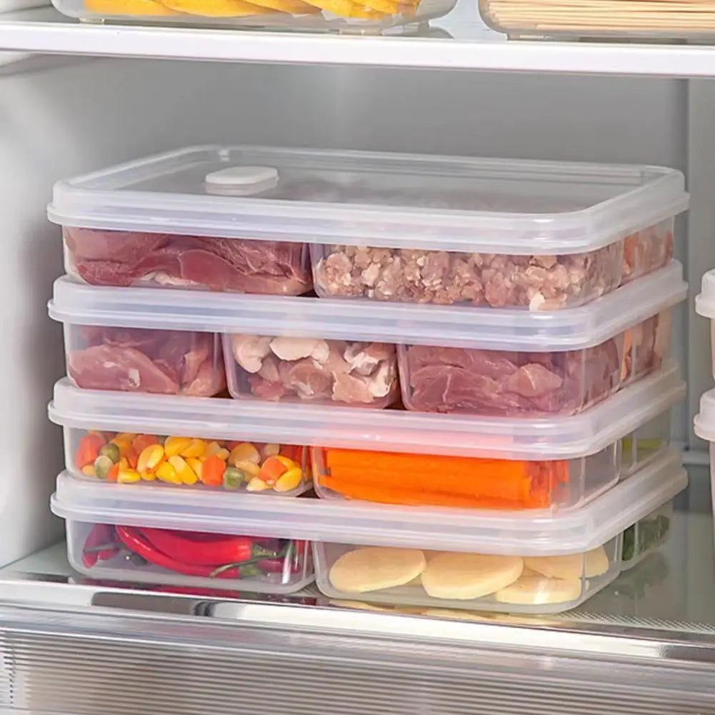 Fridge Food Storage Container – Multi-Compartment Box