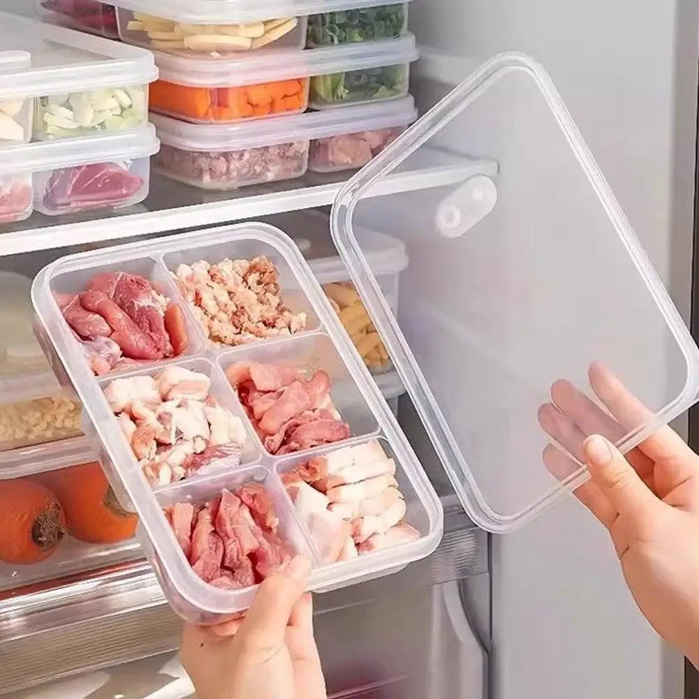 Fridge Food Storage Container – Multi-Compartment Box